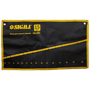 Чохол для гайкових ключів 15 шт. SIGMA (6011091)