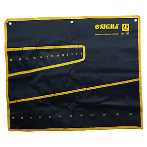 Чохол для гайкових ключів 25 шт. SIGMA (6011111)