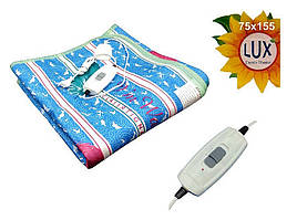 Електропростирадло односпальне (75 см х 155 см) LUX Перо