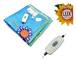 Електропростирадло односпальне (75 см х 155 см) LUX Ромашка