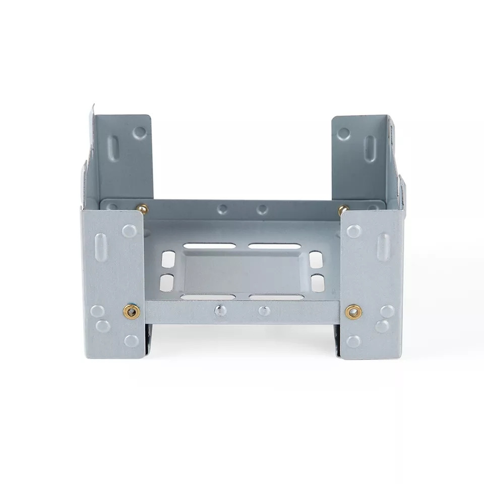 Пальник туристичний спиртівка для сухого пального складна плита спиртова на сухий спирт для походу кемпінгу та туризму, фото 1