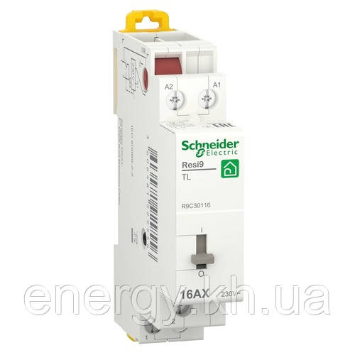 Імпульсне реле 16A 1NO 230V - R9C30116 Schneider Electric Resi9, фото 1