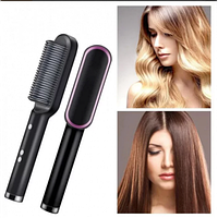 Щетка для укладки волос, выпрямитель Hair Straightener HQT-909