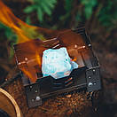 Пальник титановий туристичний  Fire Maple Lotus спиртівка для сухого пального складна плита спиртова на сухий спирт для походу, фото 2