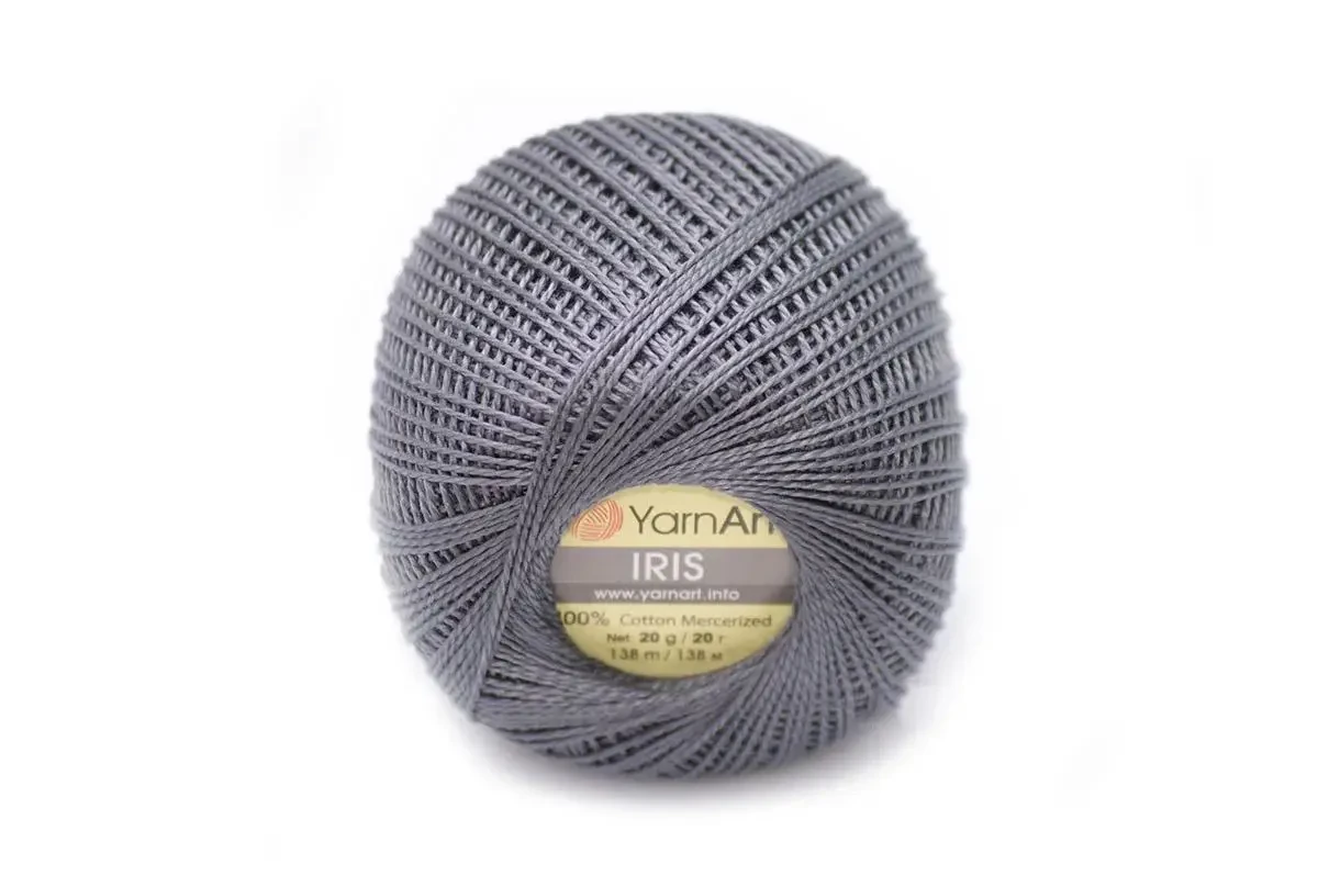 IRIS-934 YarnArt,темно-сіра  Пряжа YarnArt (Туреччина)