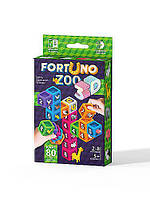 Карточная игра Уно (Uno) "FortUno ZOO 3D" (укр.) Danko Toys