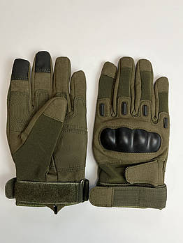 Тактичні рукавиці з пальцями Gloves FF 2 в кольорі олива