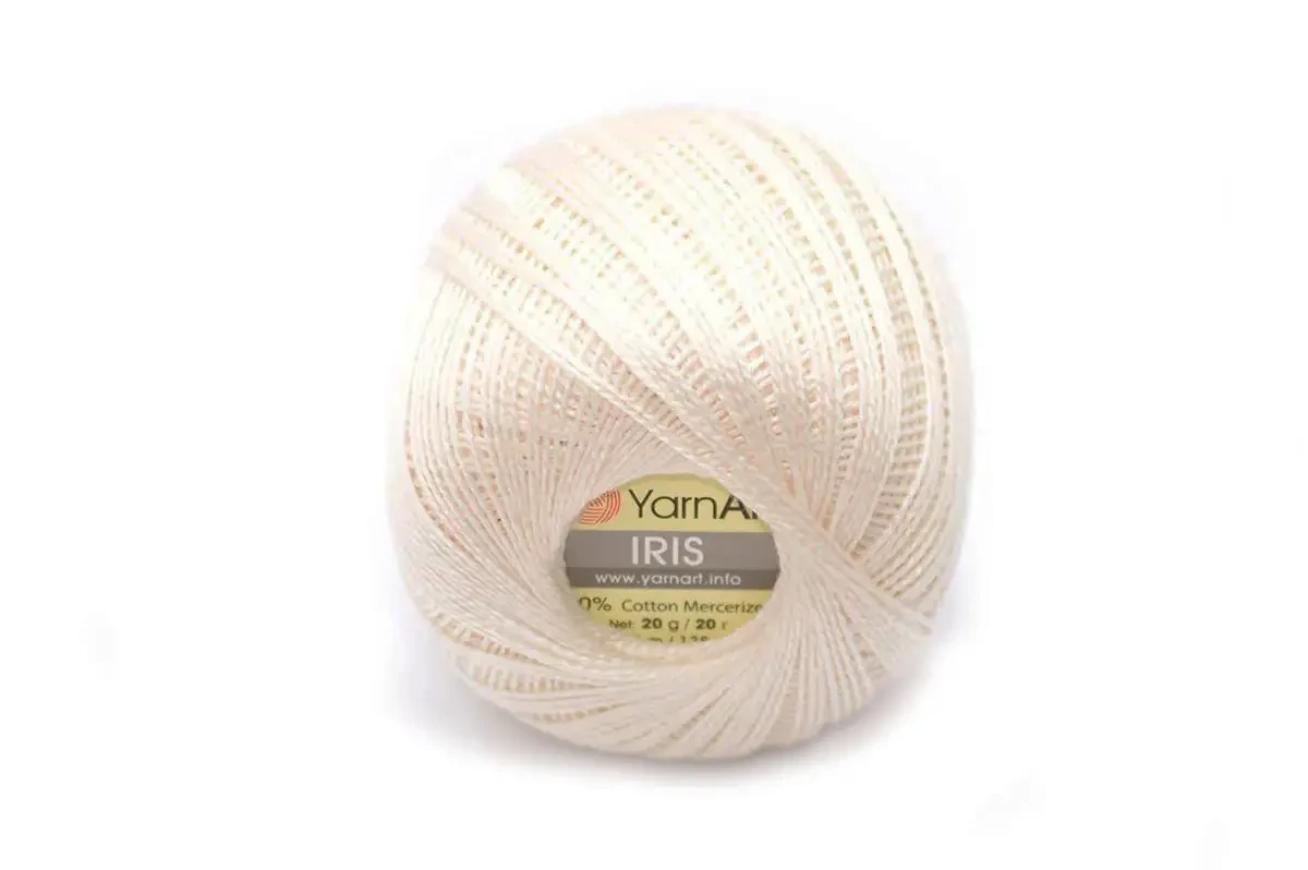 IRIS-911 YarnArt, молочна  Пряжа YarnArt (Туреччина)