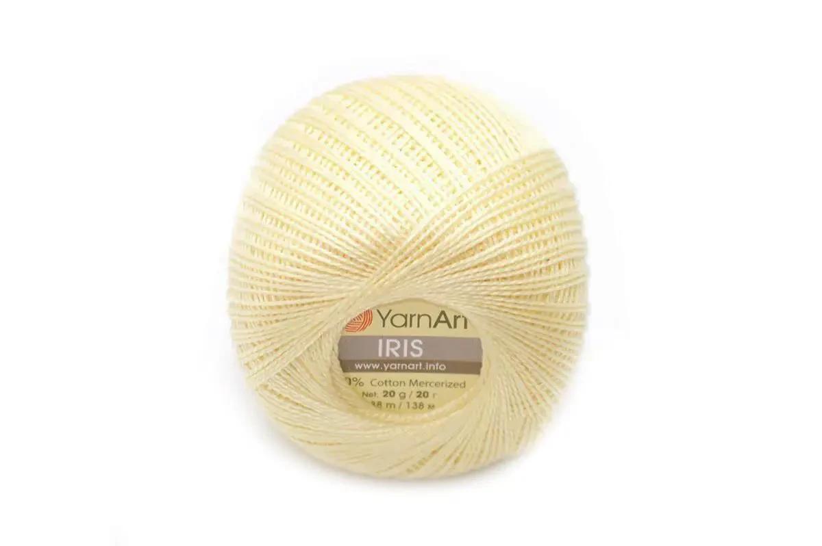 IRIS-912 YarnArt, ніжно жовта  Пряжа YarnArt (Туреччина)