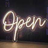 Неонова вивіска "Open", фото 3