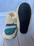 Чуні з овчини, чуні з овечої вовни, фото 3