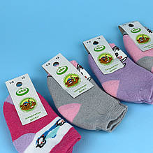 4133-12д Теплі махрові шкарпетки на дівчинку тм Еко розмір 12