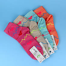 4133ст-20/22д Шкарпетки стрейчеві для дівчинки однотонні тм Еко розмір 20-22