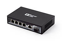 Коммутатор 2E PowerLink SP402GX 5xGE, 1xSFP (4xGE PoE, 1xGE, 1xSFP Uplink, 65W)