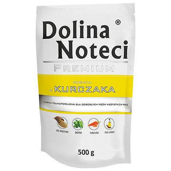 Вологий корм для собак з куркою у павучах Dolina Noteci Premium 10 шт*500 г