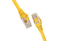 2E Cat 6, Shielding S-FTP, metal foil pairs, braided cable, RJ45, 4X2 27AWG, 7/0.14 Cu, 0.50 m, PVC, Yellow