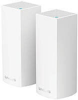 WiFi система Linksys VELOP WHW0302 AC2200, MESH, 2xGE WAN/LAN, BT 4.0, біл. цв. (2шт.)