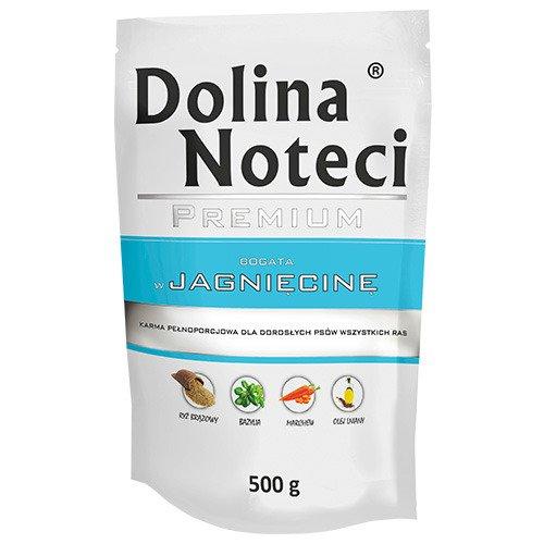 Вологий корм для собак з ягням у павучах Dolina Noteci Premium 10 шт*500 г, фото 1