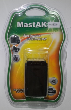 Акумулятор до відеокамери тм"MastAK" Panasonic VW-VBG390 7,2 V 3,15 Ah Li-ion