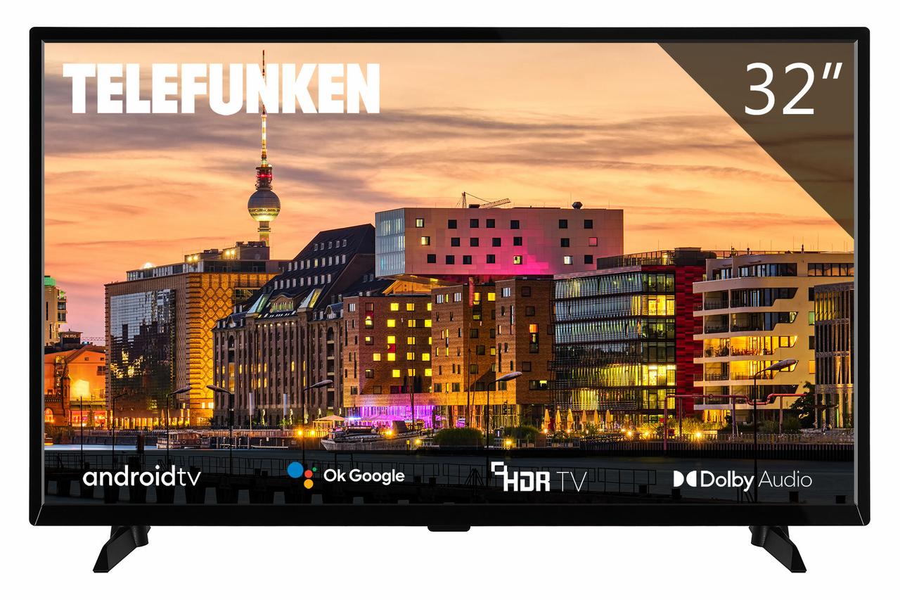 Телевізор 32" TELEFUNKEN 32HG8450 (Smart TV, DVB-T2, Dolby Digital Plus)