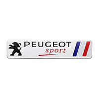 Эмблема Peugeot sport на крышку багажника