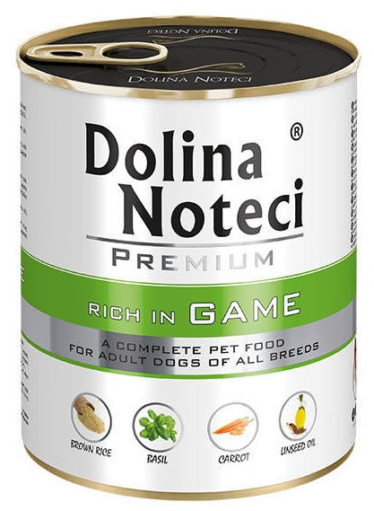 Вологий корм для собак з олениною Dolina Noteci Premium 24 шт*400 г