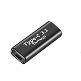 Перехідник-адаптер USB Type-C (мама) — USB Type-C (мама), фото 3
