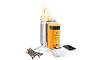 Походная горелка-зарядка на дровах туристическая с фонариком Biolite Campstove 2+ для туризма, охоты, рыбалки