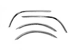 Накладки на арки (4 шт, нерж) для Daewoo Nexia 1995-2016 рр