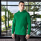 Спортивна кофта-худі Pobedov 97 зеленого кольору, фото 2