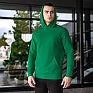 Спортивна кофта-худі Pobedov 97 зеленого кольору, фото 5