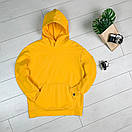 Кофта-худі Pobedov 97 трикотажна оранжевого кольору, фото 4