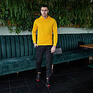 Кофта-худі Pobedov 97 трикотажна оранжевого кольору, фото 5