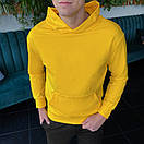 Кофта-худі Pobedov 97 трикотажна оранжевого кольору, фото 7