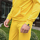 Худі Pobedov 97 з кишенею-кенгуру. Колір: жовтий, фото 7