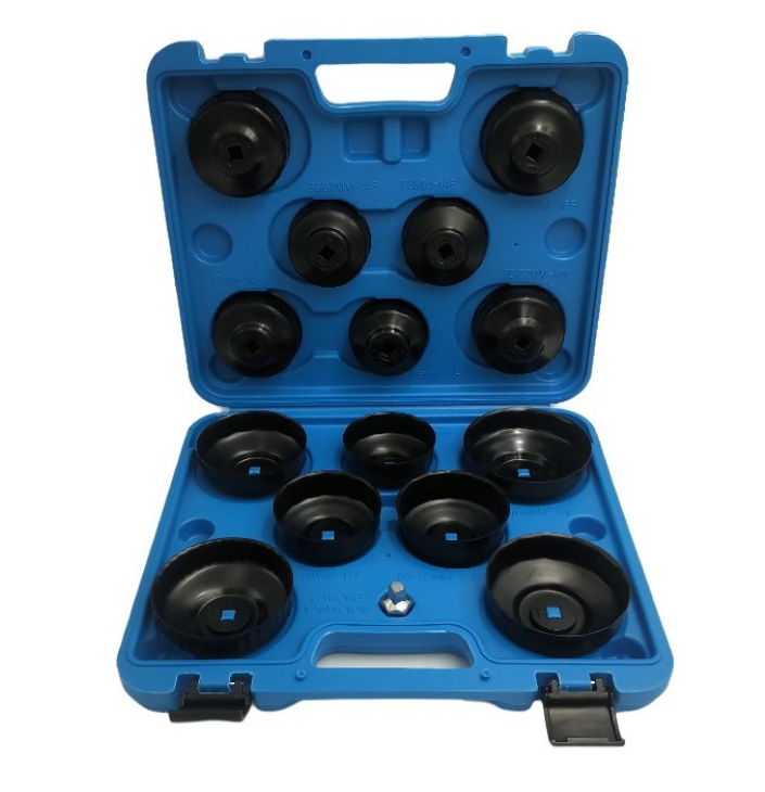 Набір чашок для зняття оливних фільтрів 14 предметів KBGlobal HS-E1245, фото 1