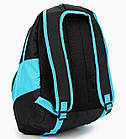 Рюкзак спортивний Joma Diamond II 44,2 л з відділенням для взуття-м'яча чорно-блакитний (400235.116), фото 2