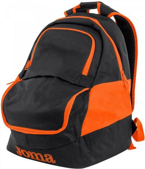 Рюкзак спортивний Joma Diamond II 44,2 л з відділенням для взуття-м'яча чорно-помаранчевий (400235.120)
