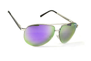 Окуляри захисні відкриті Global Vision Aviator-4 (G-TechTM purple) дзеркальні фіолетові