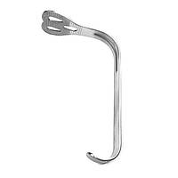 Шпатель для язика через Wieder із насічками вигнутий. Довжина 15 см SURGIWELOMED