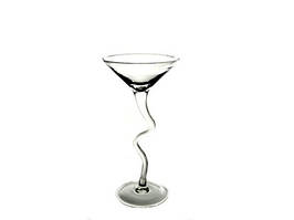 Ваза скляна прозора 2980 (підсвічник)