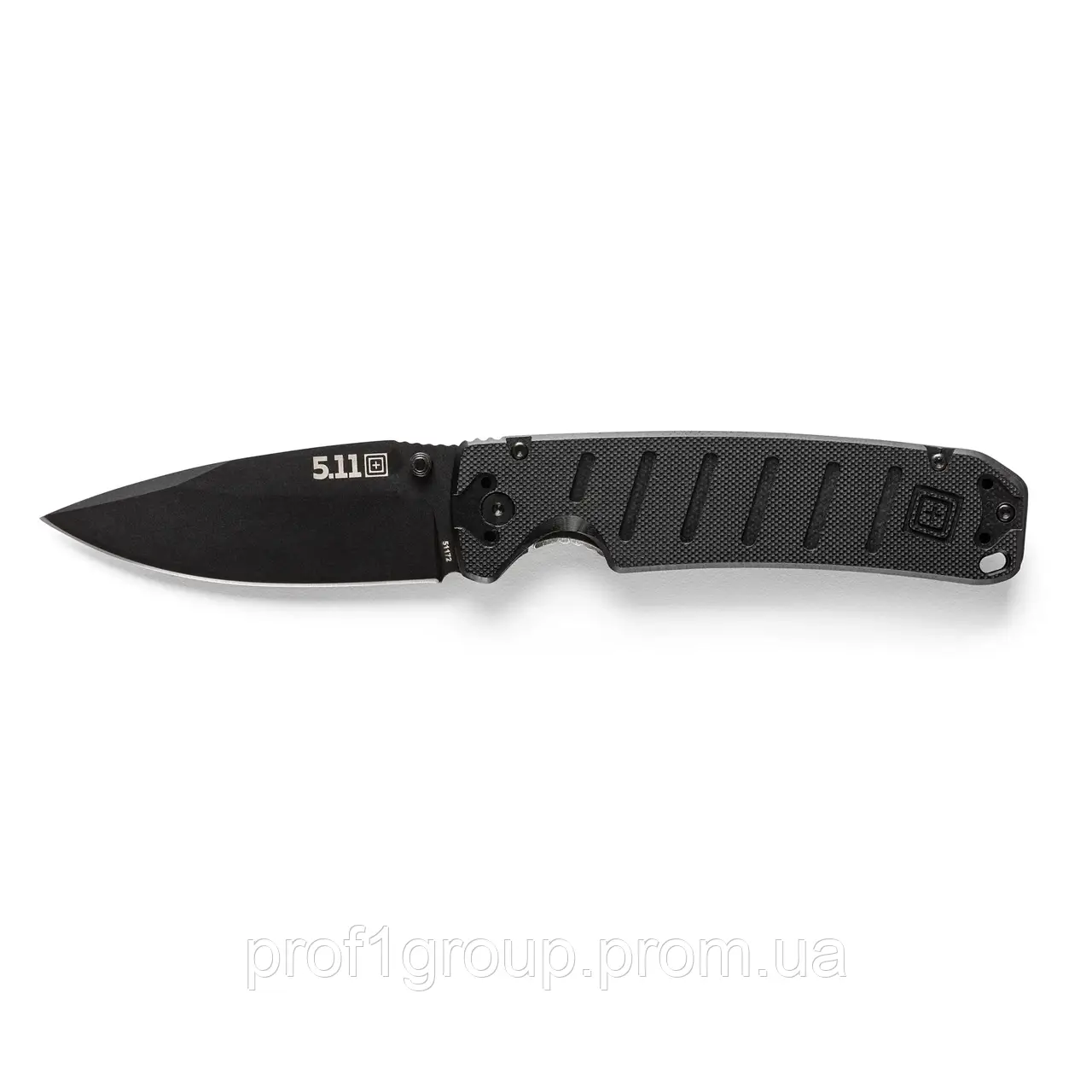 Ніж 5.11 Tactical Ryker DP Full Black єдиний