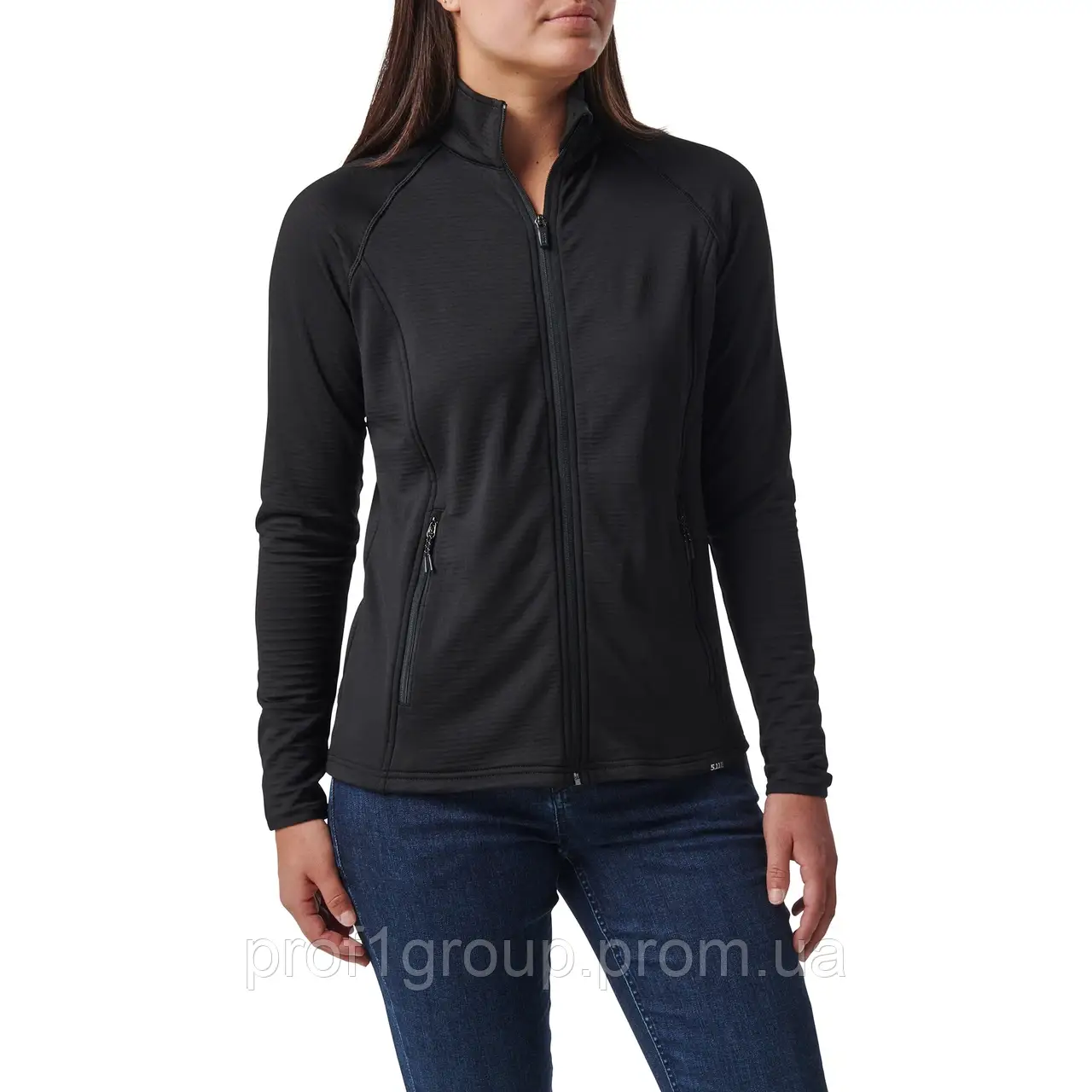 Куртка флісова жіноча 5.11 Tactical Women's Stratos Full Zip Black L