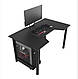 Геймерський стіл "GAMER-3" 120х80х75 см. Чорний, фото 3
