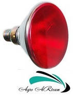 Лампа для обігріву інфрачервона 150 Вт червона ( Польща )
