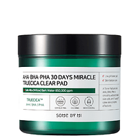 Кислотные пэды для проблемной кожи Some By Mi AHA BHA PHA 30 Days Miracle Truecica Clear Pad 70ea