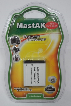 Акумулятор до фотокамери Panasonic тм"MastAK" DMW-BLH7 7,2 V 0,650 Ah