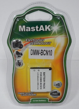 Акумулятор до фотокамери Panasonic тм"MastAK" DMW-BCN10 3,7 V 0,800 Ah
