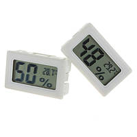 Термометр з гігрометром - РК дисплей- білий