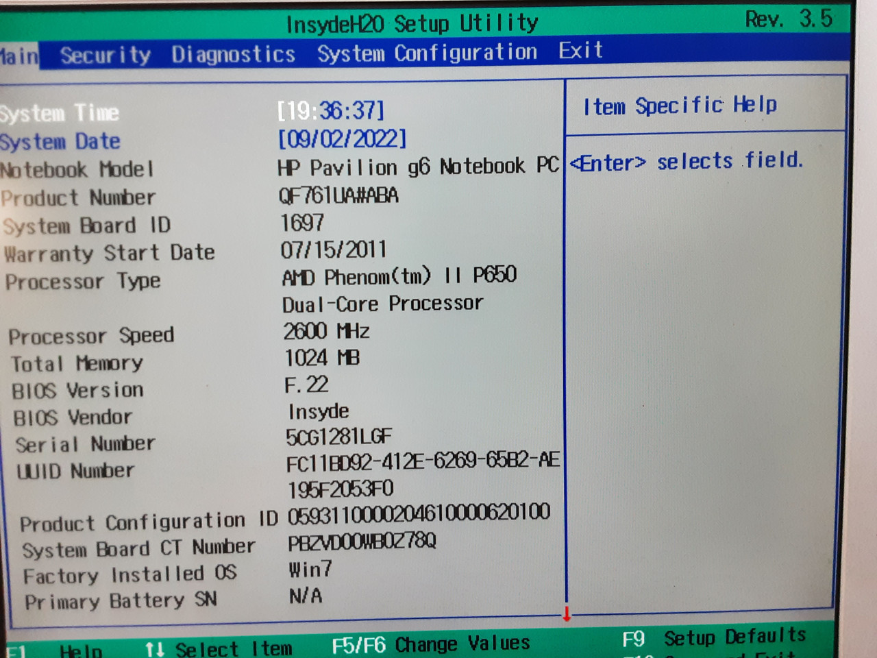 Материнская плата Hp Pavilion G6-1b50us (ID#1693966732), цена: 1575 ...